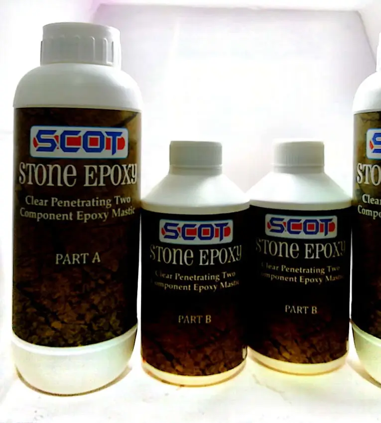Scot Stone Epoxy - Clear penetreating Two Component Epoxy Mastic