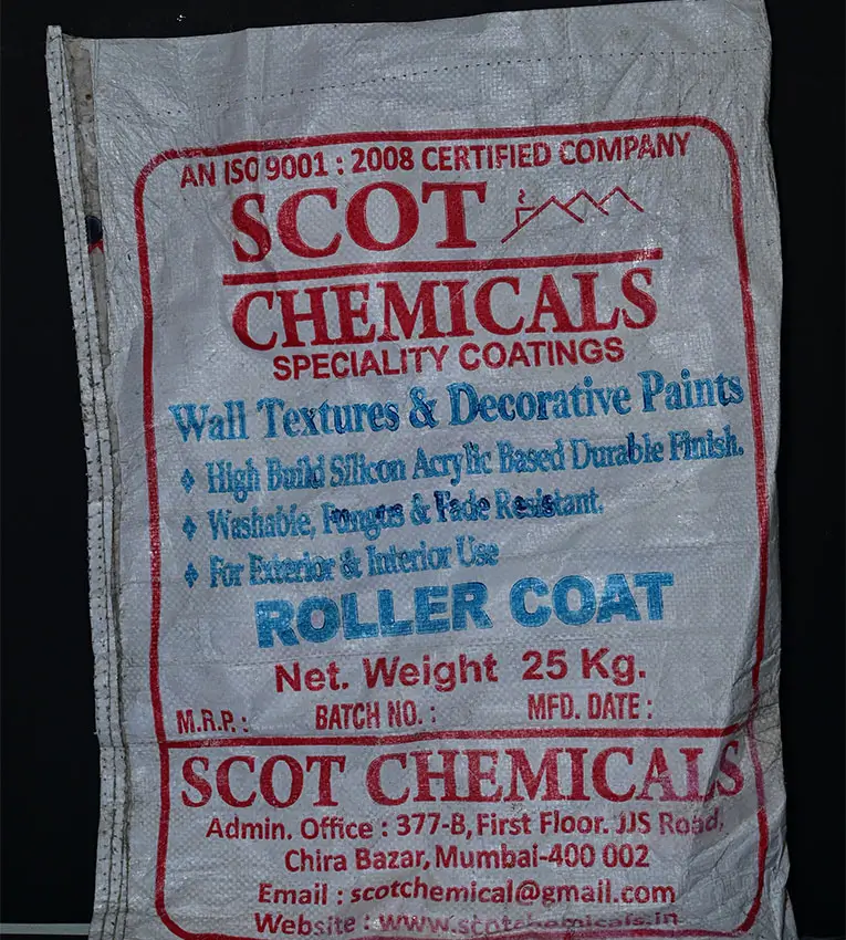 Scot Wall Texture Paint - Scratch plaster / Roller / texture paint