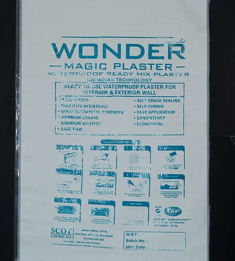 Wonder Magic Plaster Ready Mixed Self Ready Mixed Plaster Mortar